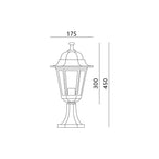 Bollard lamp LO4104 1xE27 IP44 gold Kobi