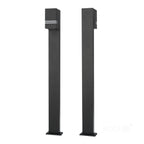 Bollard lamp QUAZAR 12 1xGU10 IP44 black Kobi