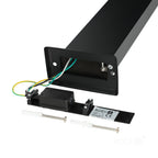 Bollard lamp QUAZAR 12 1xGU10 IP44 black Kobi