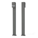 Bollard lamp QUAZAR 12 1xGU10 IP44 grey Kobi