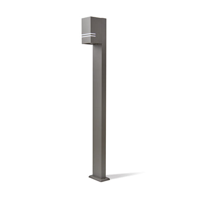 Bollard lamp QUAZAR 12 1xGU10 IP44 grey Kobi