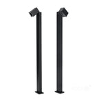 Bollard lamp QUAZAR 15S 1xGU10 IP44 black Kobi