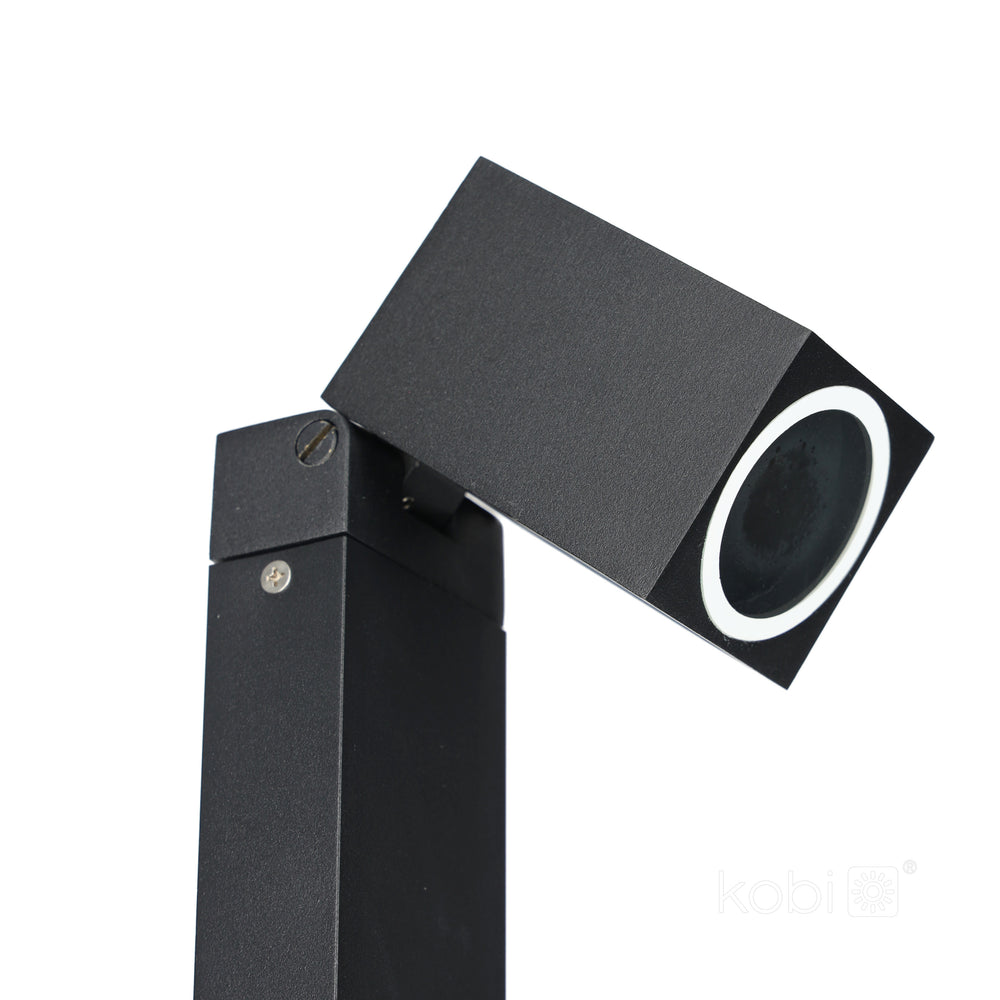 Bollard lamp QUAZAR 15S 1xGU10 IP44 black Kobi