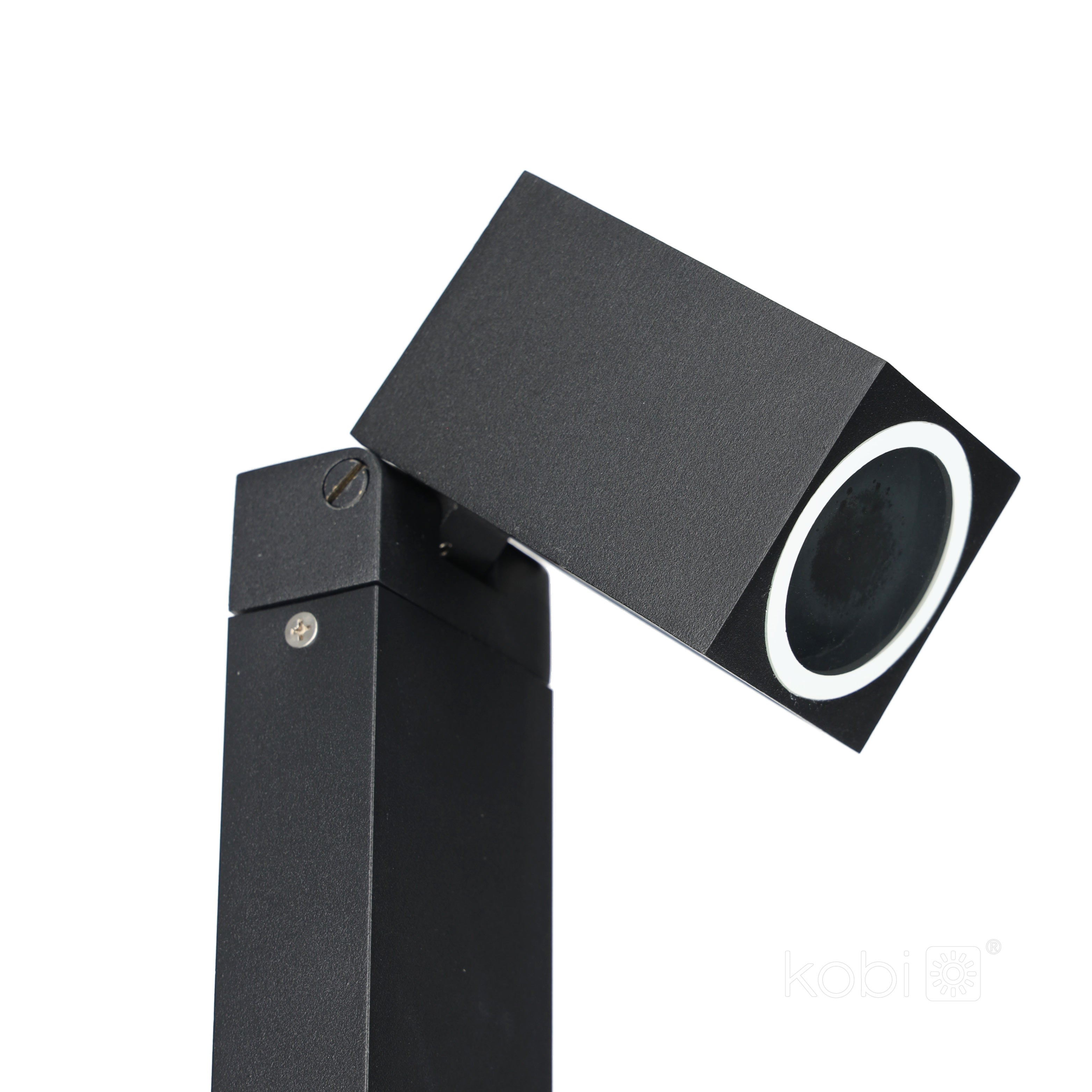 Bollard lamp QUAZAR 15S 1xGU10 IP44 black Kobi
