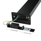 Bollard lamp QUAZAR 15S 1xGU10 IP44 black Kobi