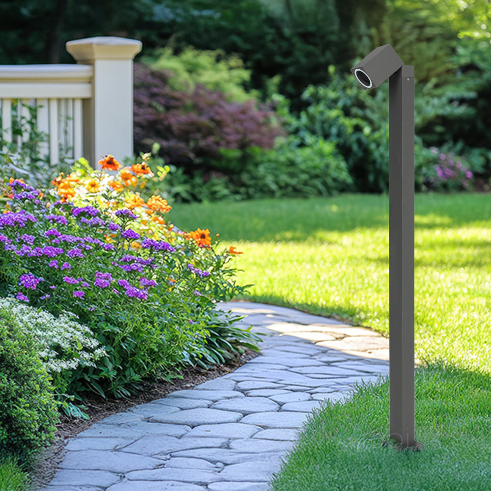 Bollard lamp QUAZAR 15S 1xGU10 IP44 grey Kobi