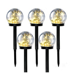 Słupek ogrodowy solar LED GLEAM 3000K IP44 5-pak LED2B