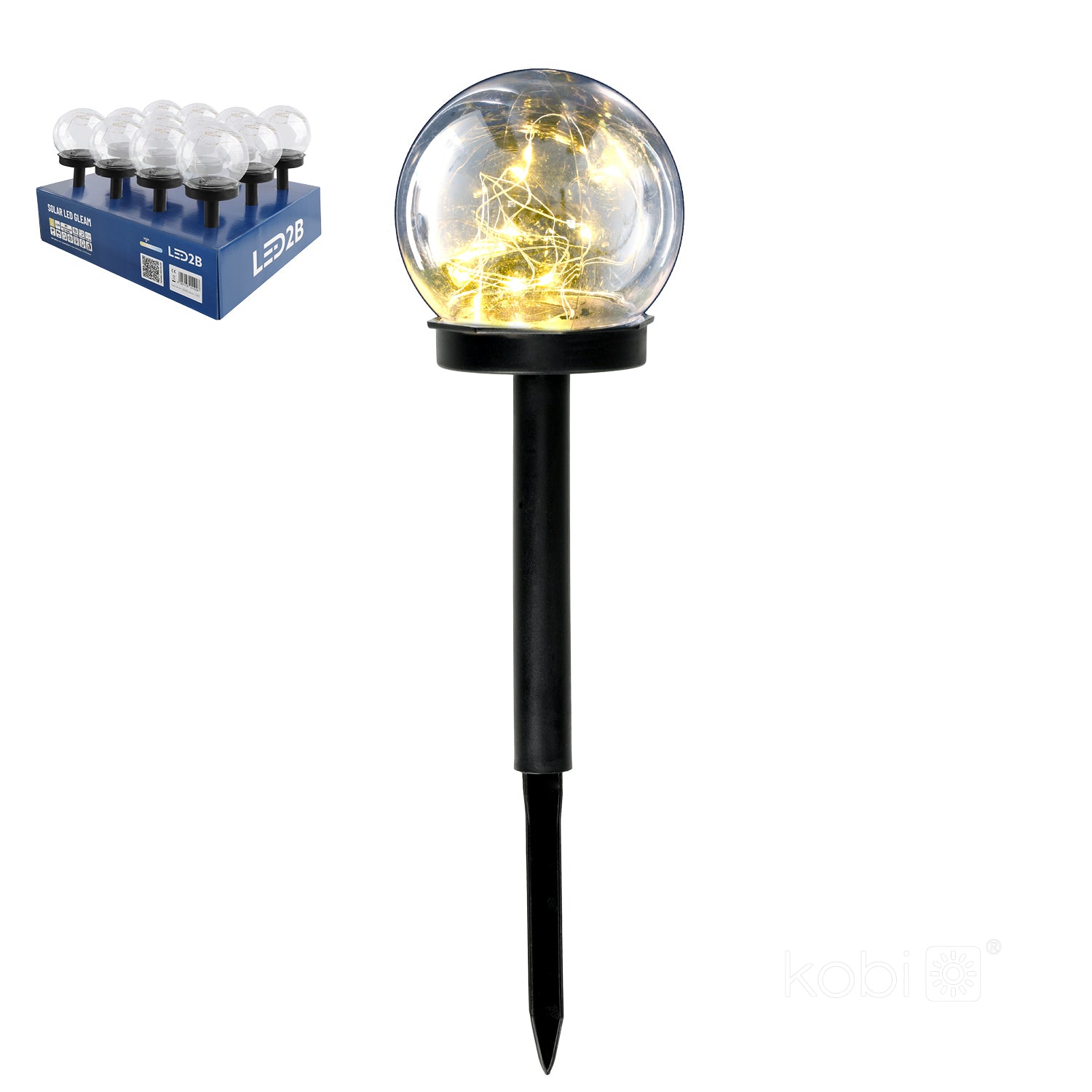 Solar bollard lamp LED GLEAM 3000K IP44 LED2B