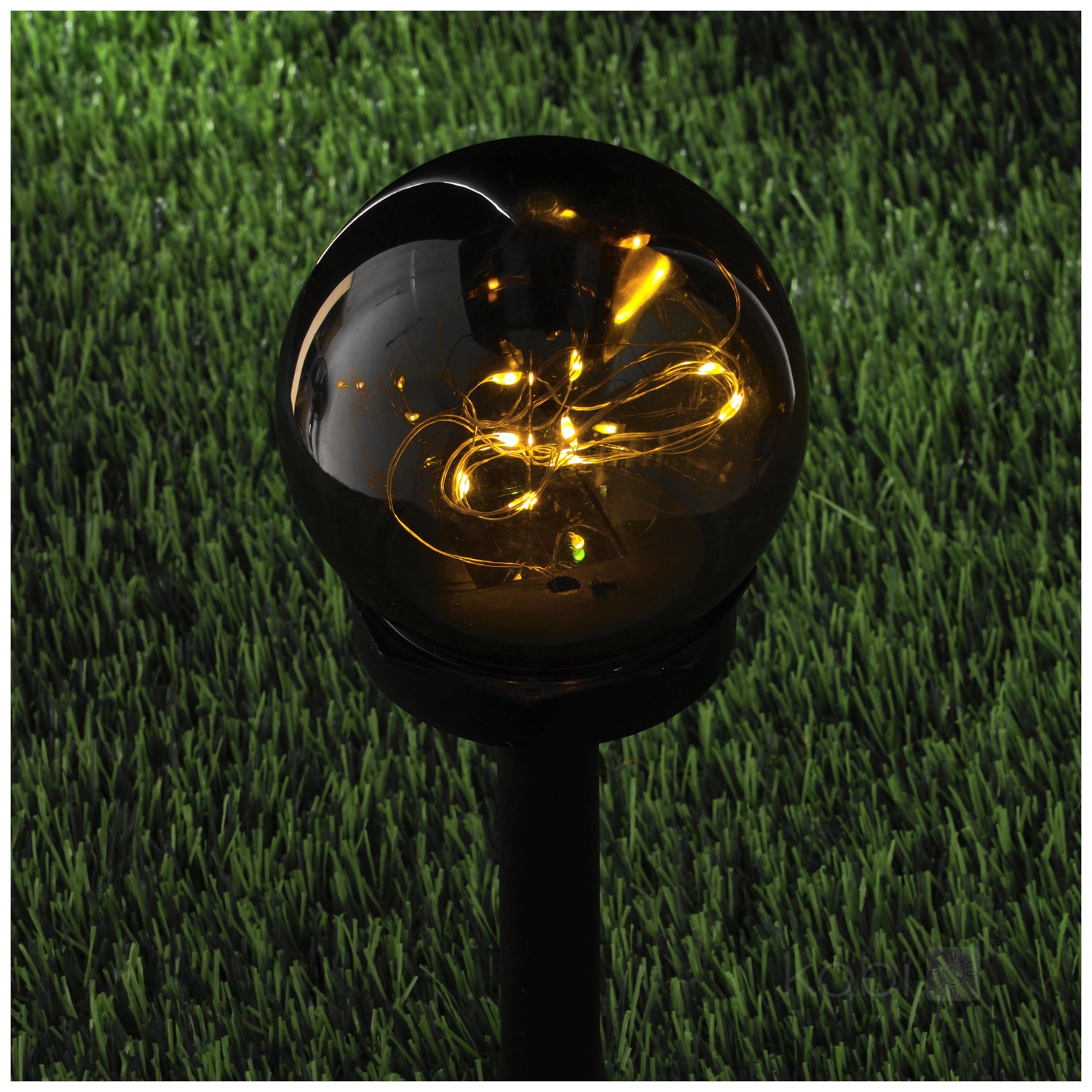 Solar bollard lamp LED GLOBE 3000K IP44 LED2B