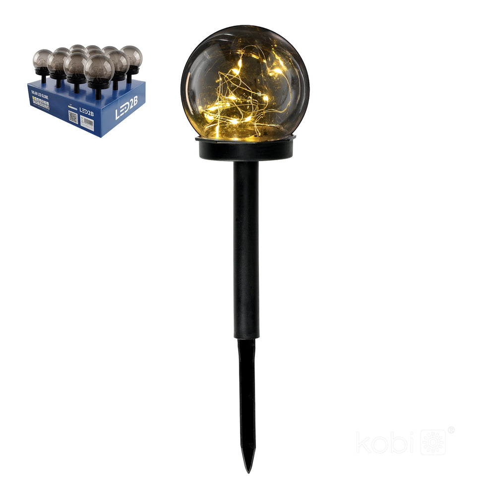 Solar bollard lamp LED GLOBE 3000K IP44 LED2B