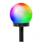 Solar bollard lamp LED SPHERE G2 10cm RGB IP44 LED2B