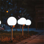 Solar bollard lamp LED SPHERE G2 20cm 4000K IP44 LED2B