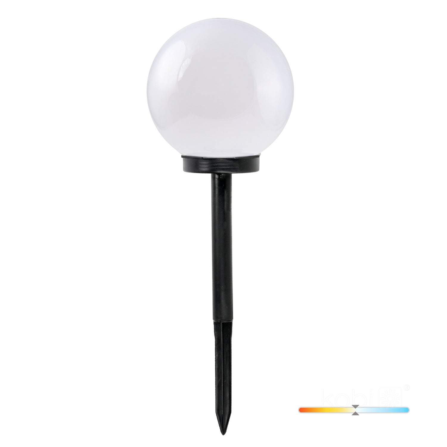 Solar bollard lamp LED SPHERE G2 20cm 4000K IP44 LED2B