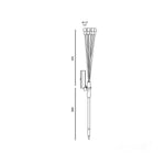Solar bollard lamp LED SPRINKLE 3000K IP44 LED2B
