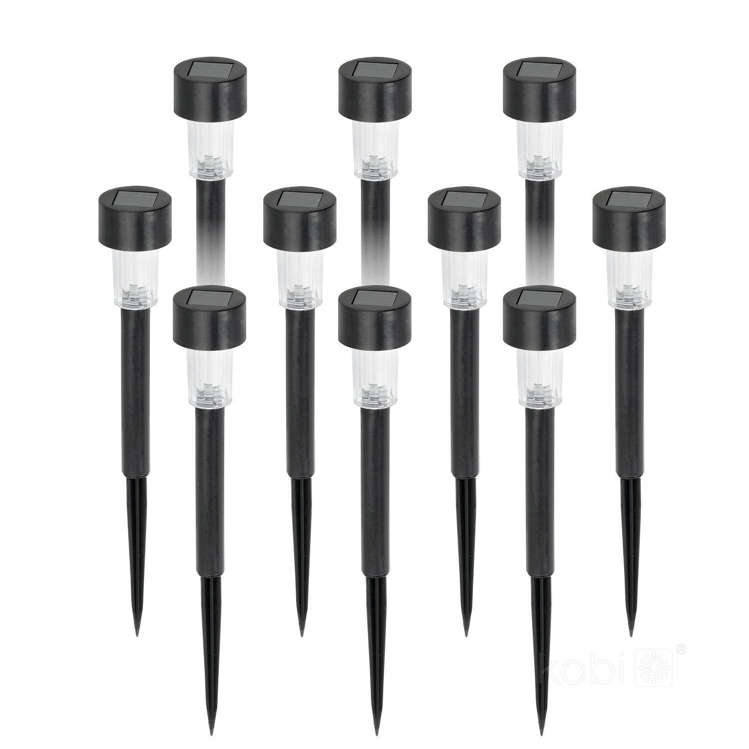 Solar bollard lamp LED ZEN 6000K IP44 10-pak LED2B