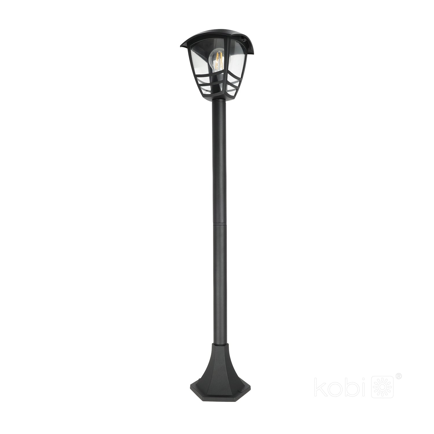 Bollard lamp TEVIO S 1xE27 IP54 black LED2B