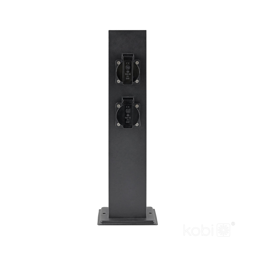 Garden bollard ZENVIO 4gn/Zu IP44 black LED2B