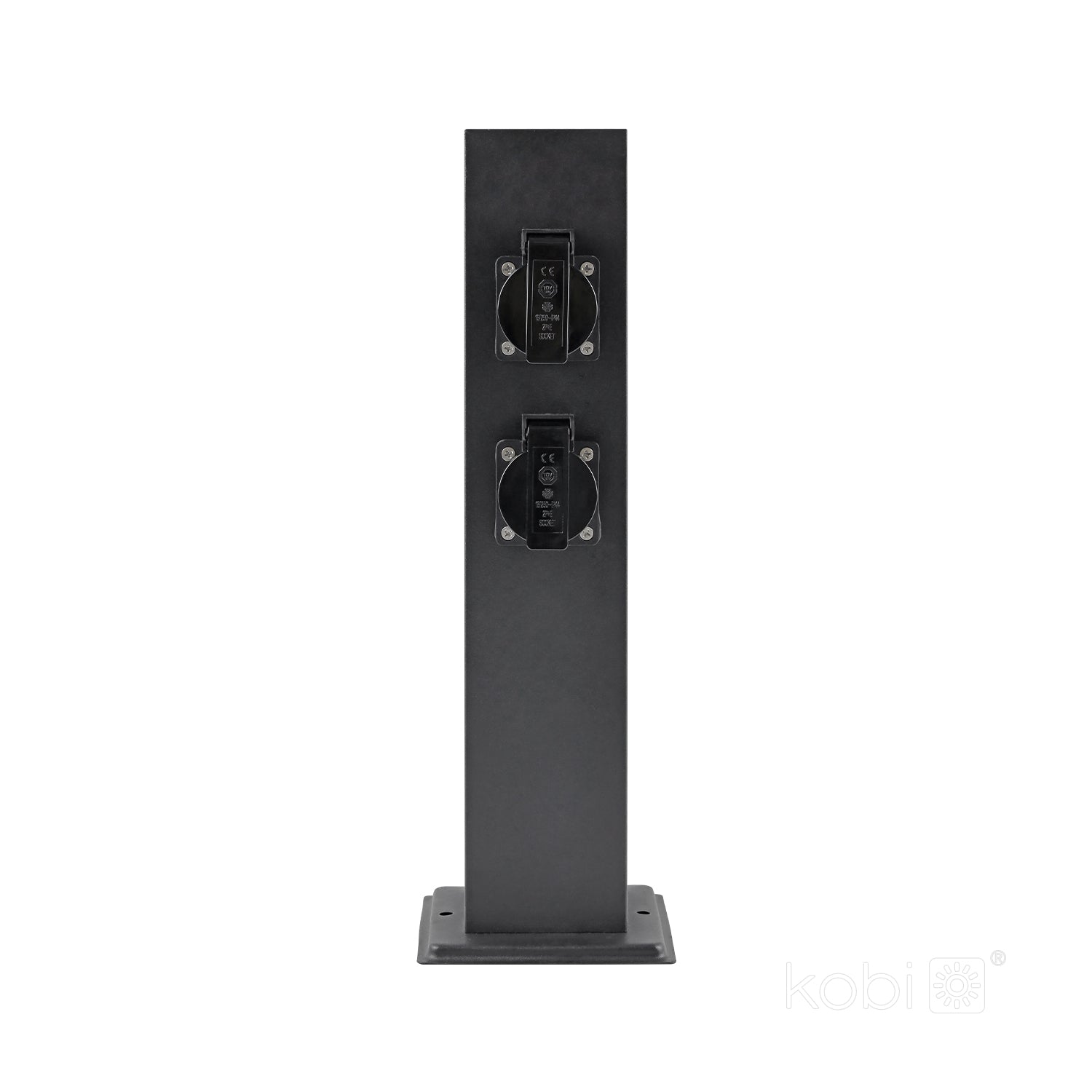 Garden bollard ZENVIO 4gn/Zu IP44 black LED2B