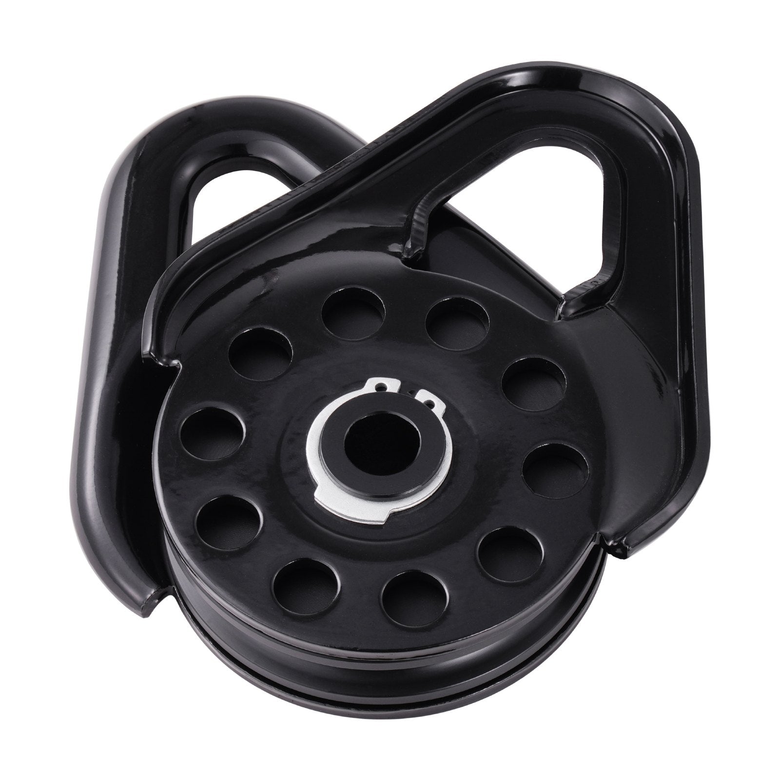 VEVOR 14.5 Ton Snatch Block for Winch Recovery, Heavy Duty 32,000 lbs Break Strength, Work with 3/8 inch Rope, Compact Offroad Recovery Accessory for Towing & Recovery on Truck, Tractor, ATV & UTV