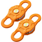 VEVOR Snatch Block, 11T/25,000 LBS Working Load Limit, Heavy Duty Winch Pulley for 0.55"/14 mm Synthetic Rope or Soft Shackles, Off-road Recovery Accessories for Tractor, Truck, ATV & UTV, 2 Packs