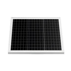 VEVOR 20W 12V Solar Panel Battery Charger, Solar Battery Trickle Charger Maintainer with Built-in Controller & Pole Mount Bracket, IP65 Waterproof for Gate, Fence, Farm, Lawn (Fit 40mm-68mm Poles)