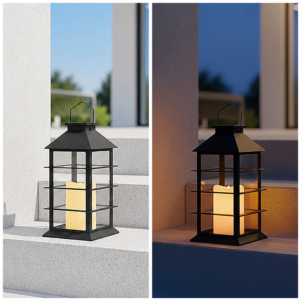 Solar garden lamp LED CANDELIO P 2700K IP44 black LED2B