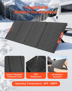 VEVOR 300W Foldable Monocrystalline Solar Panel, 23% High-Efficiency Portable Mono Solar Panel Charger with MC4 Output & 10-in-1 DC Adapters, IP67 Waterproof for Power Stations, Camping, Hiking Trips