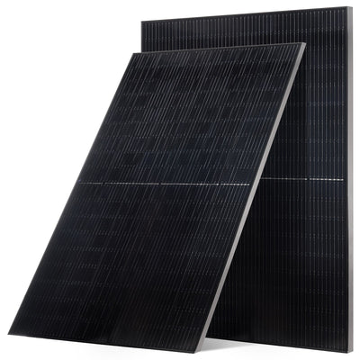 VEVOR 2PCS 400W Monocrystalline Solar Panels, 23% High-Efficiency Mono PV Module with Stable MC4 Output & Aluminum Frame, IP65 Waterproof Solar Panel for Car Boat RV Flat Rooftop Off-Grid Applications