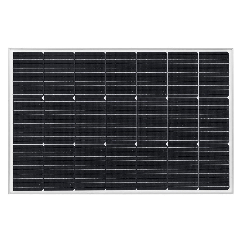 VEVOR 100W Monocrystalline Solar Panel, 23% High-Efficiency Mono PV Module with Stable MC4 Output & Aluminum Frame, IP65 Waterproof Solar Panel for Car Boat RV Flat Rooftop Off-Grid Applications