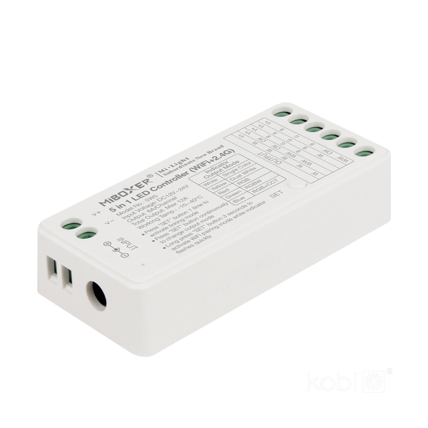 Controller for stripes LED COB 12-24V WIFI MIBOXER SW5