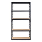 VEVOR Storage Shelves, 2000 lbs, 5 Tier Garage Storage Shelving, 16" D x 36" W x 71.4" H Adjustable Metal Shelves for Garage Shelves Utility Rack Shelf, Ideal for Kitchen, Warehouse, Basement, Black