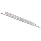 VEVOR Aluminum Ramps, 1500 lbs, Tri-Fold Ramp with Load Straps, Folding Loading Ramp for Motorcycle, Tractor, ATV/UTV, Trucks, Lawn Mower, Snow Blower, 77"L x 54"W, 1 Pc
