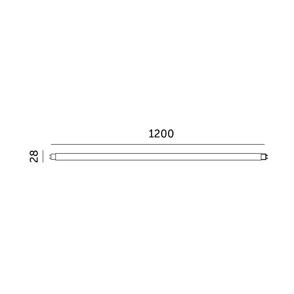 LED tube T8 18W 120cm 3000K Kobi Premium