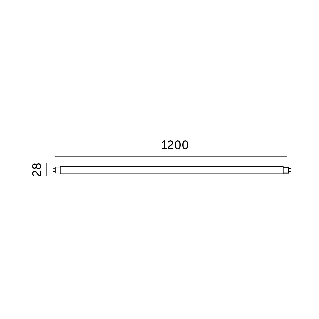 LED tube T8 18W 120cm 3000K Kobi Premium