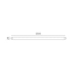 LED tube T8 22W 150cm 4000K LED2B