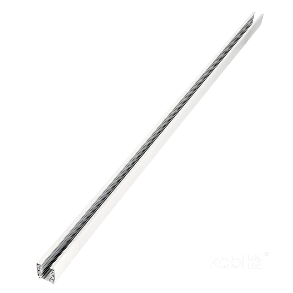 3-circuit track 1m white Kobi