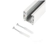 3-circuit track 1m white Kobi