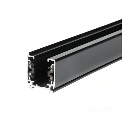 3-circuit track 1m black Kobi