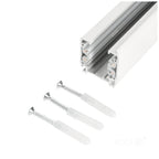 3-circuit track 2m white Kobi