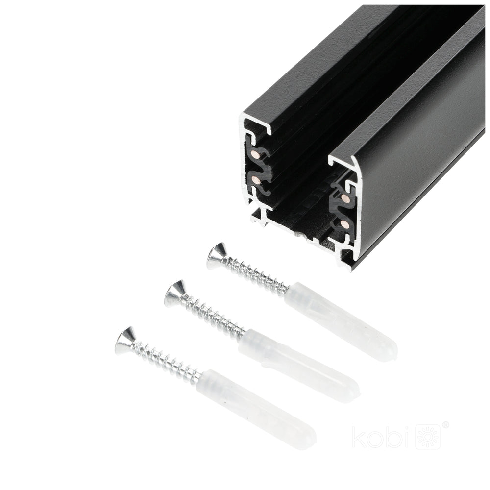 3-circuit track 2m black Kobi