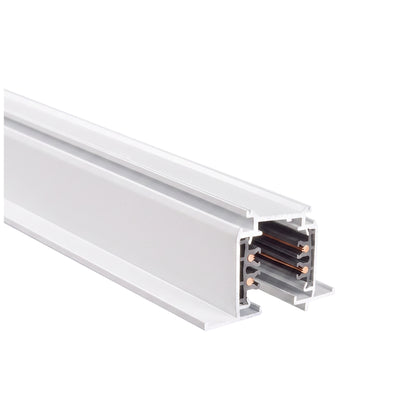 Recessed 3-circuit track 2m white Kobi
