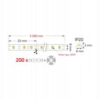 LED COMFORT 300 2835 IP20 3000K 5M 14W/M