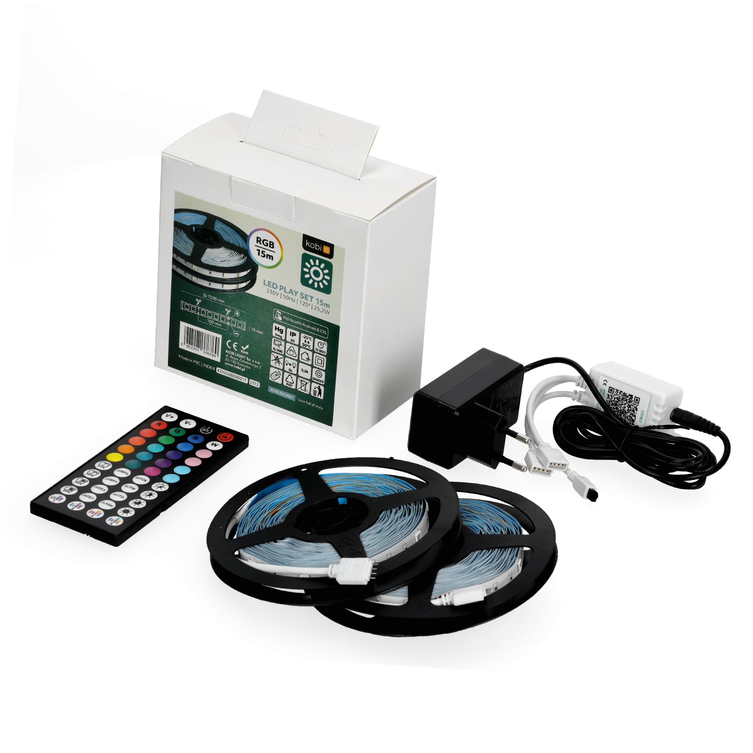 LED strip PLAY SET 15m RGB IP20 Kobi Design
