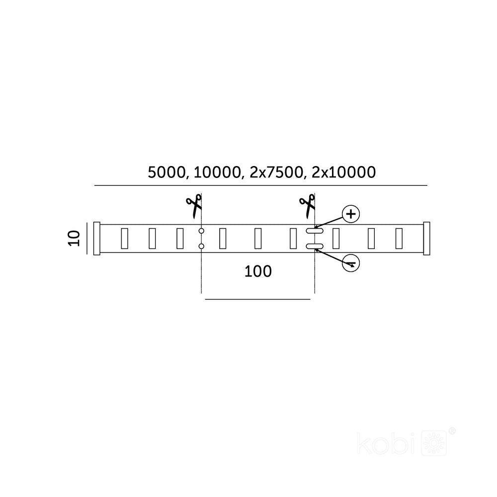 LED strip PLAY SET 15m RGB IP20 Kobi Design