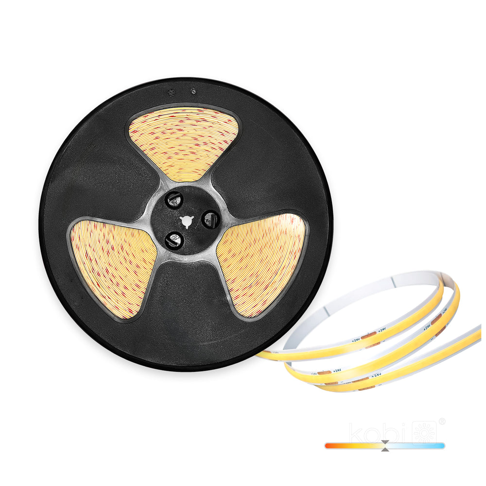 LED strip TRAMO 320 COB 50m 4000K 24V IP20 Kobi Premium