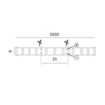 LED strip TRAMO 320 COB 5m 3000K IP65 Kobi Premium