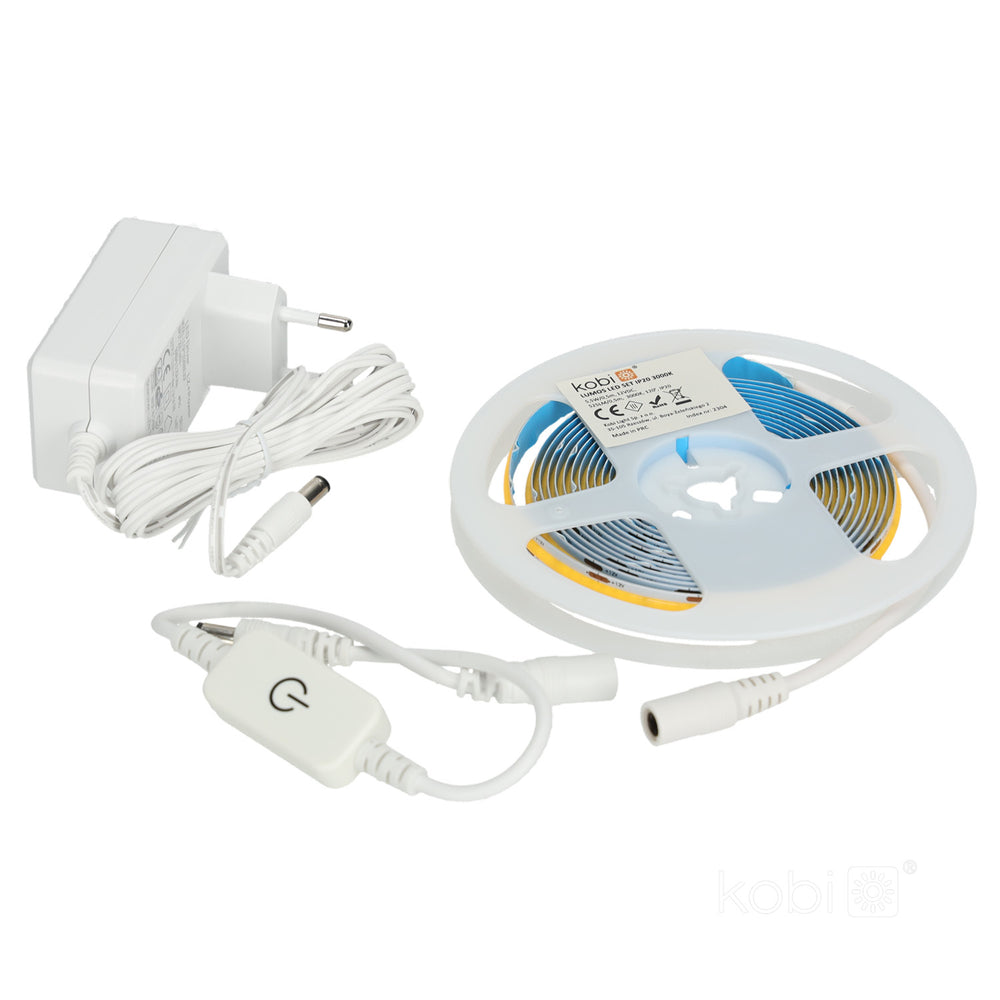 LED stripe LUMOS SET 3m 3000K IP20 Kobi