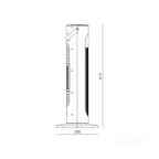 Ceramic fan heater RIN 2000W black Kobi Windstar