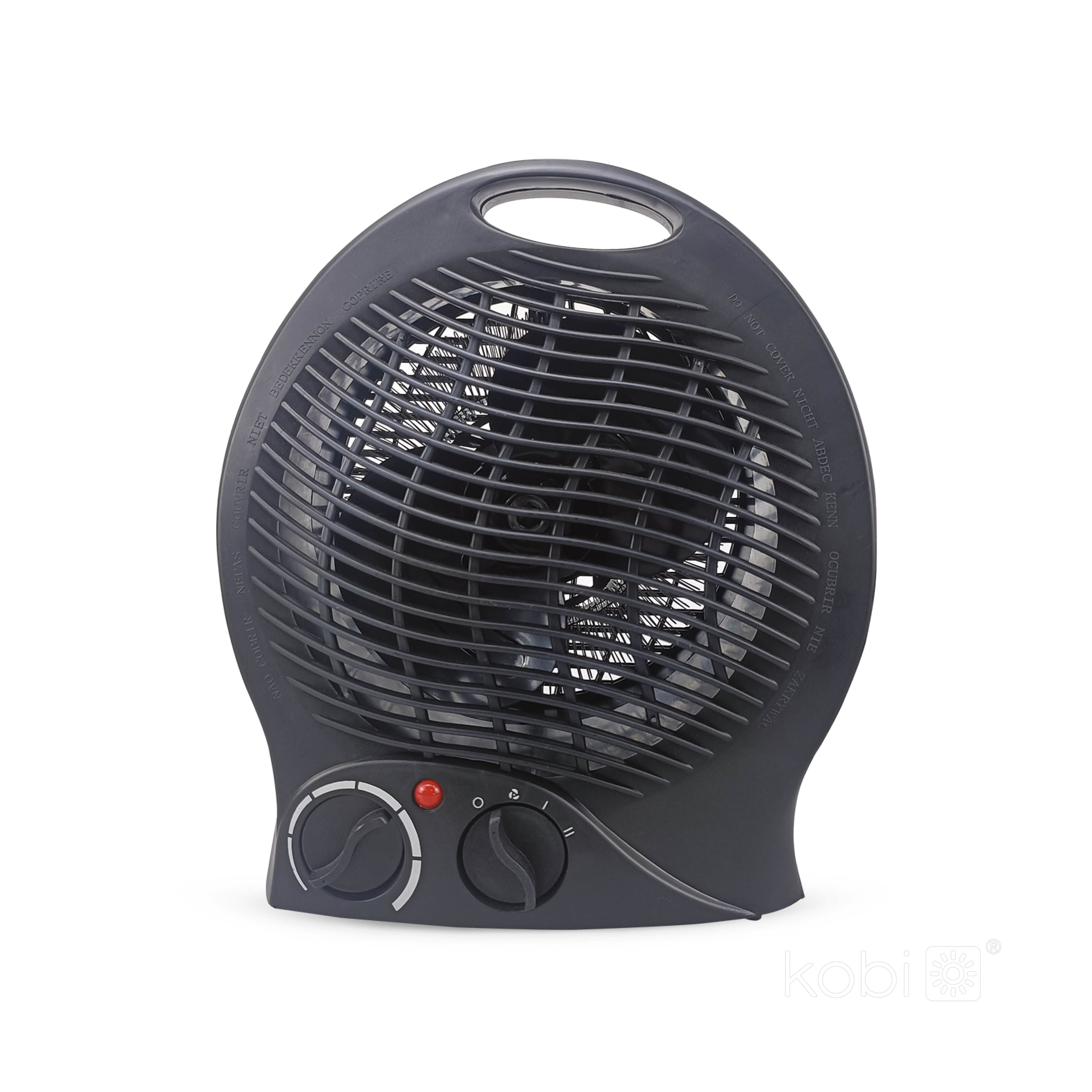 Fan heater MISTRAL 2000W black Kobi Windstar