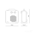 Fan heater MISTRAL G2 2000W white Kobi Windstar